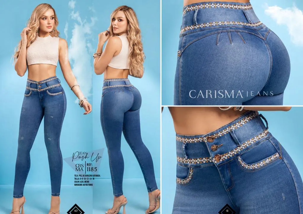 1185 100% Authentic Colombian Push Up Jeans