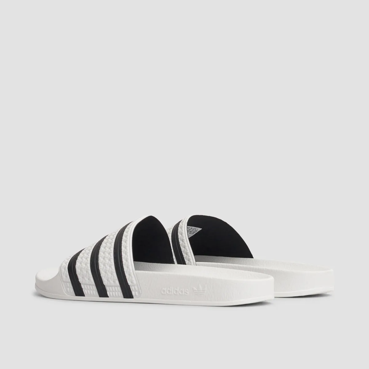 adidas adilette Slides White/Core Black/White