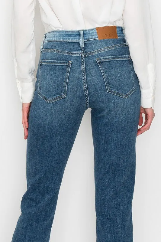 Alexandra High Rise Straight Jeans