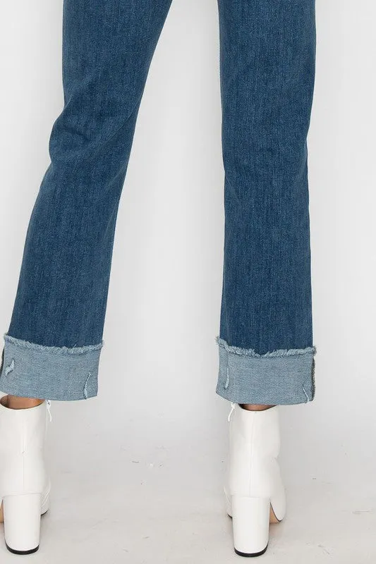 Alexandra High Rise Straight Jeans