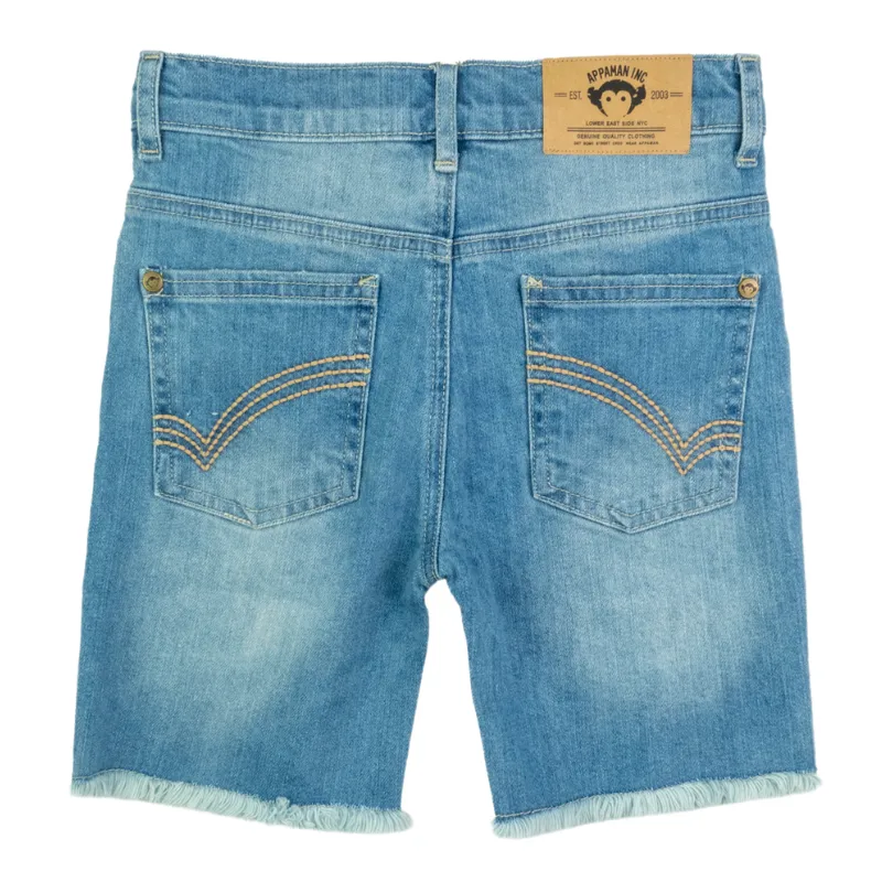 Appaman - Boys Cut Off Denim Shorts