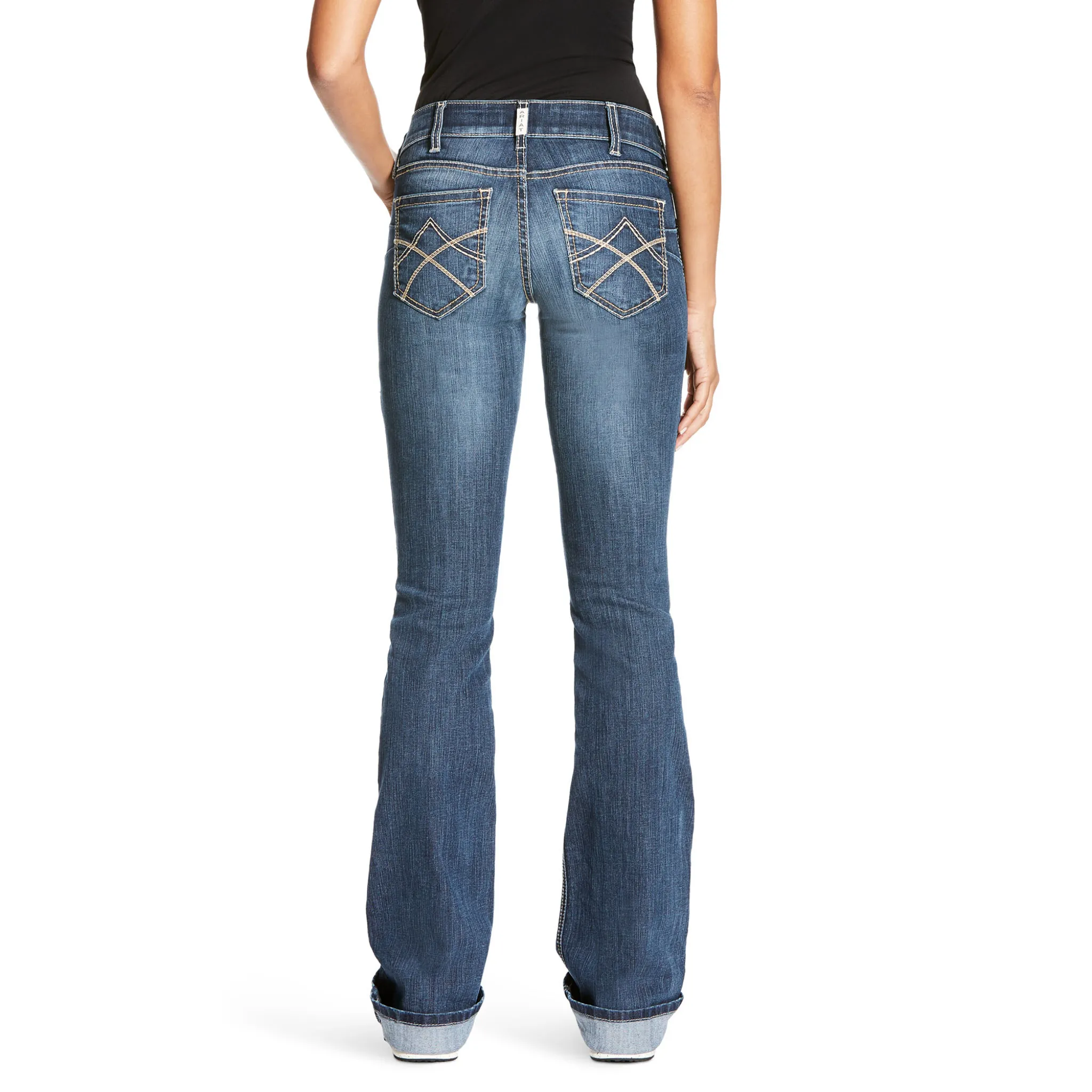 ARIAT WOMEN'S R.E.A.L. MIDRISE STRETCH TULIP BOOTCUT JEAN - 10023500