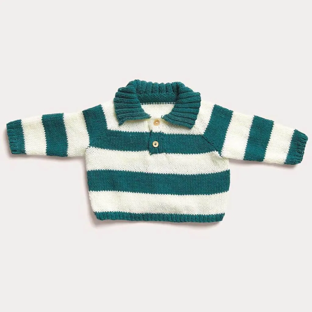 Baby Pullover mit Knöpfen Strickanleitung - Rico Design (Heft)