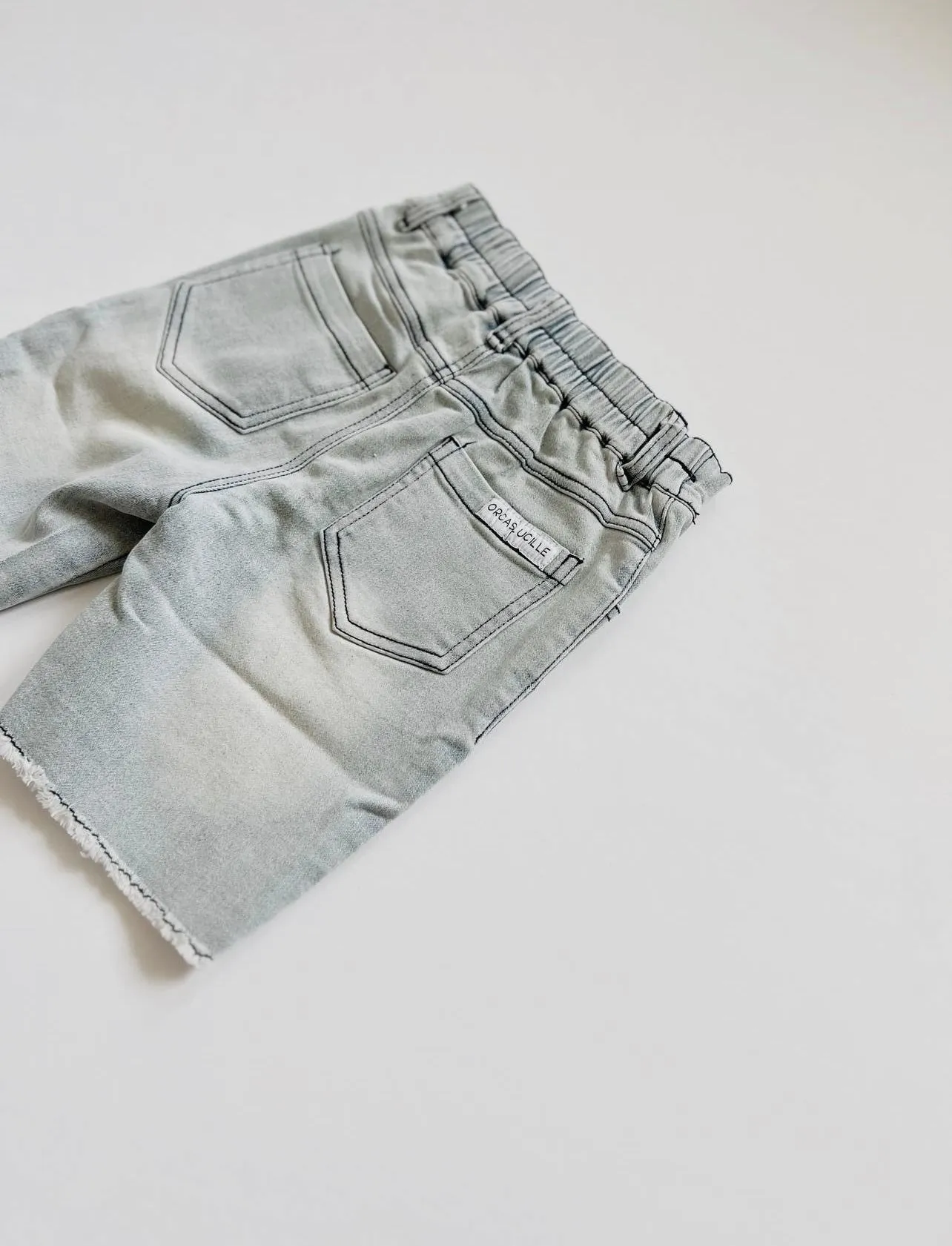 Bermuda Denim Shorts (slate gray)