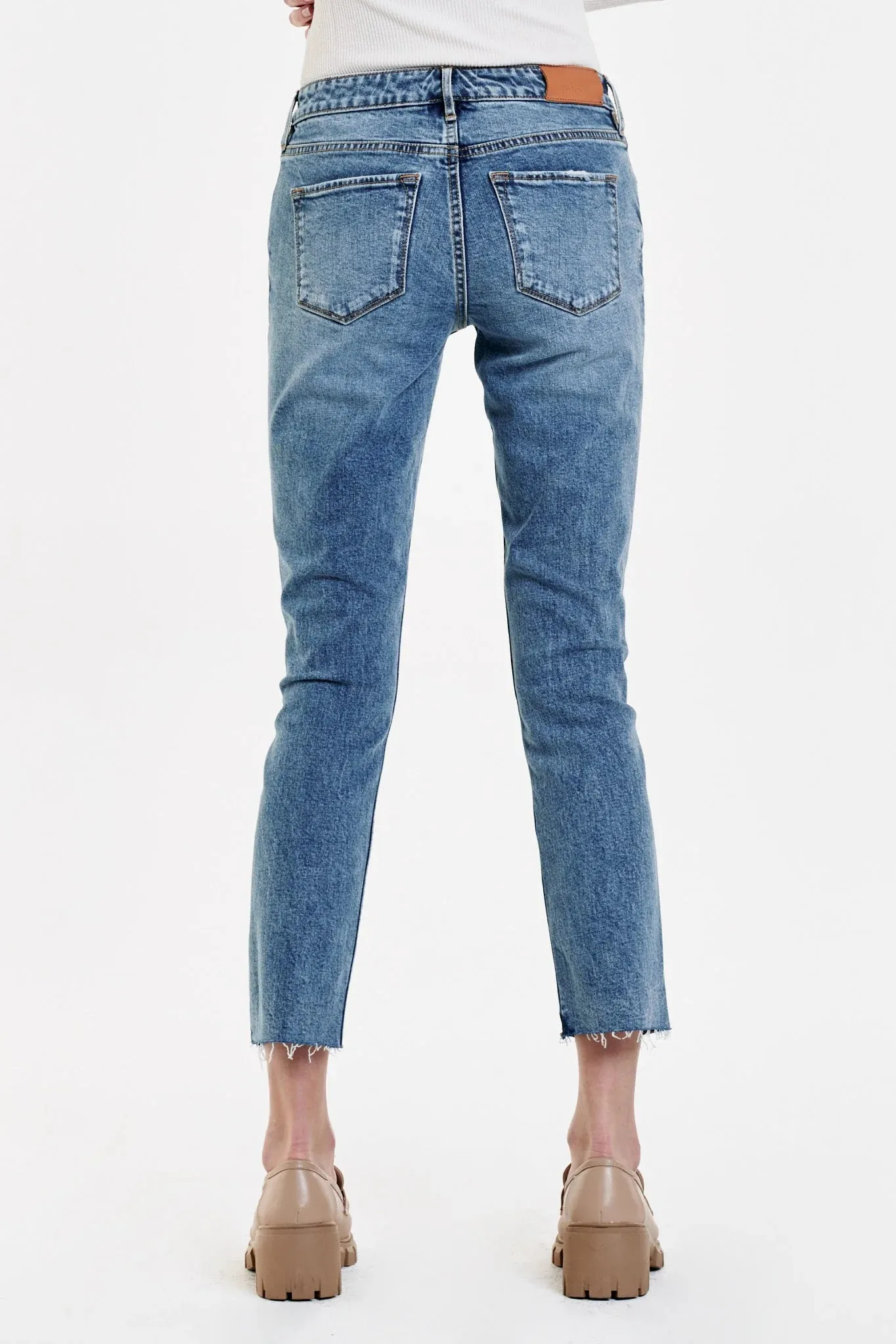 Blaire Super High Rise Cropped Slim Fit - Lyon [Dear John Denim]