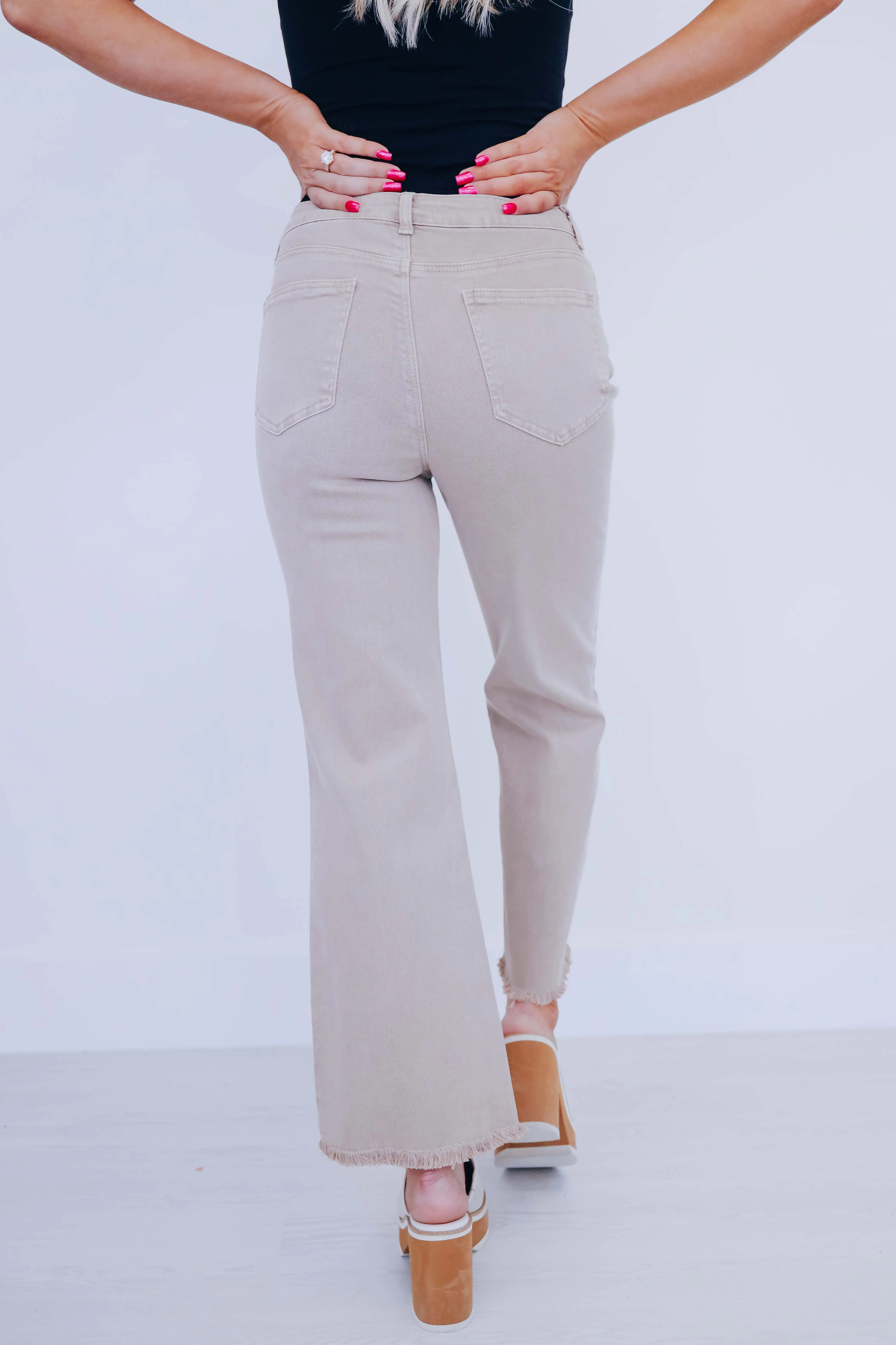 Blayke Frayed Hem Jeans - 10 Colors