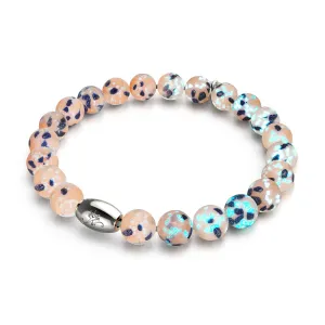 Blueberry Cobbler | .925 Sterling Silver | Firefly Glass Bracelet