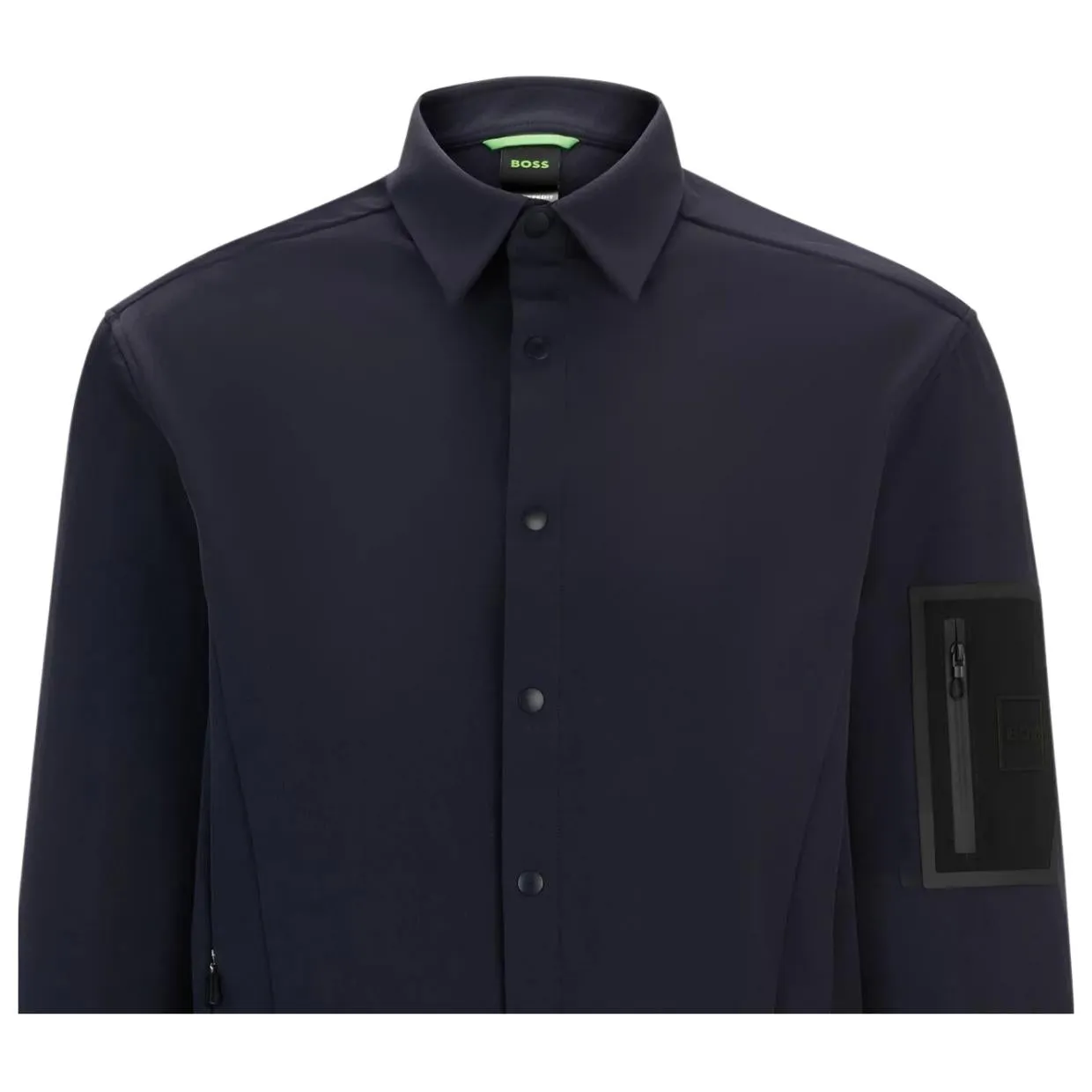 BOSS B- Expedit Relaxed Fit Navy Overshirt