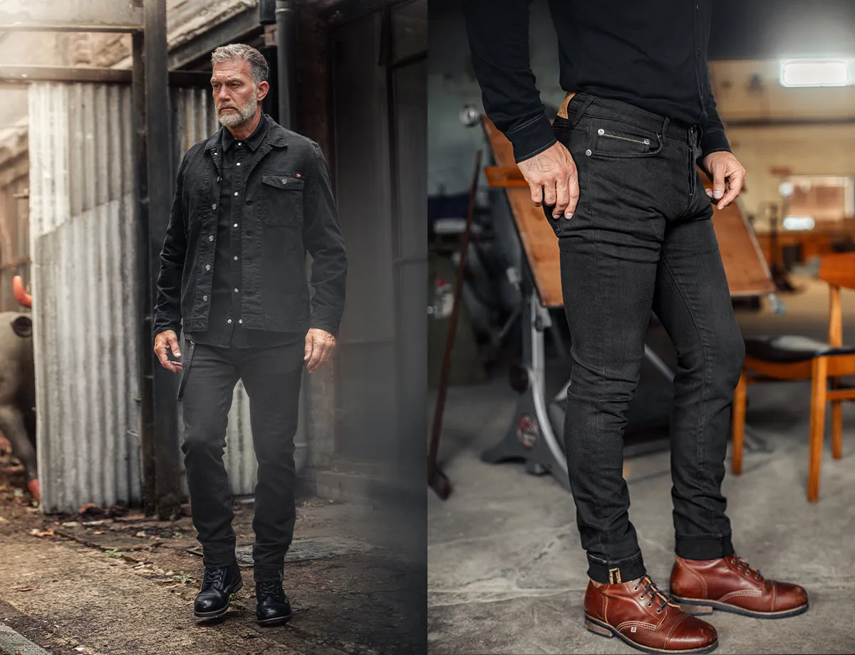 Brandon Overdyed Jean Black Fade