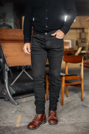 Brandon Overdyed Jean Black Fade