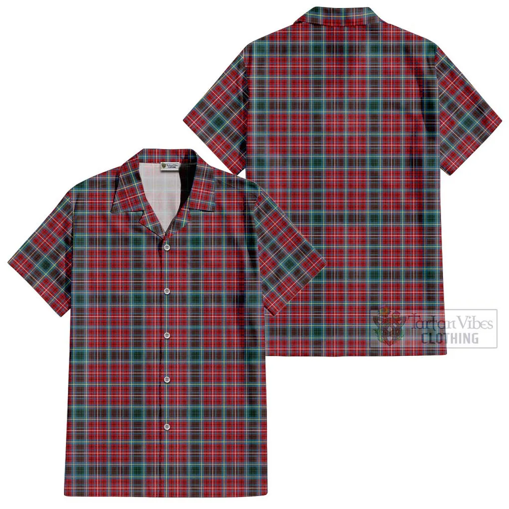 British Columbia Province Canada Tartan Cotton Hawaiian Shirt