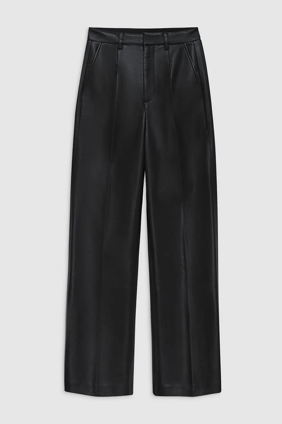 Carmen Pant - Black Recycled Leather