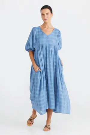 Ciao Bella Dress in Faded Denim