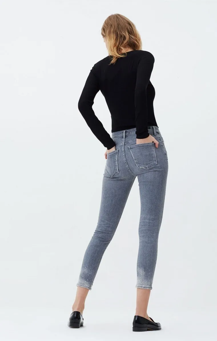 Citizens Of Humanity - Rocket Crop High Rise Skinny in Salt Stone