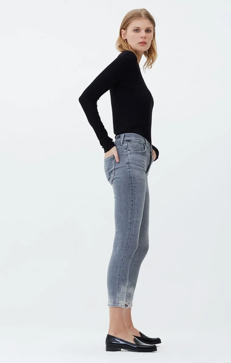 Citizens Of Humanity - Rocket Crop High Rise Skinny in Salt Stone