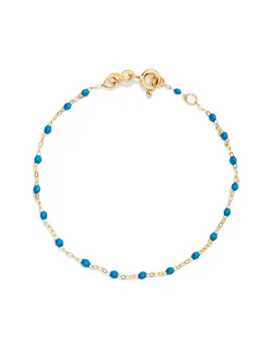 Classic Gigi Jeans Resin Yellow Gold Bracelet