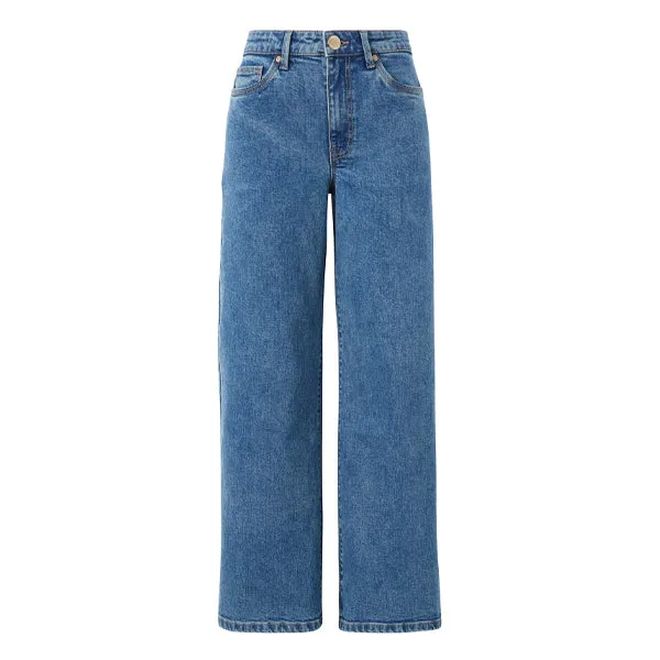 Core Wide Leg Jean - Fresh Indigo