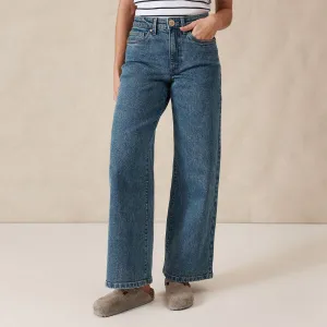 Core Wide Leg Jean - Fresh Indigo