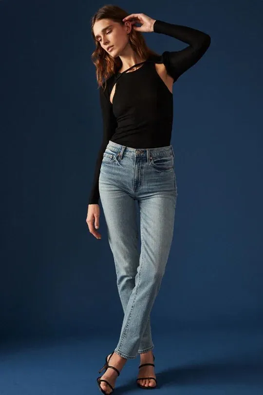 Daze Denim | Smarty Pants High Rise Slim Straight | Wink