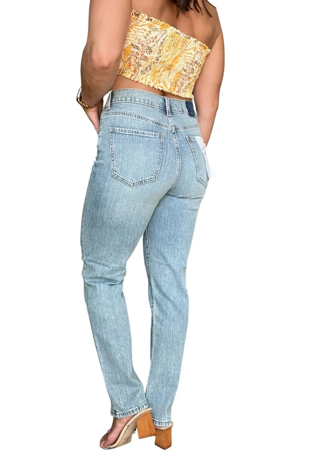 Daze Denim | Smarty Pants High Rise Slim Straight | Wink