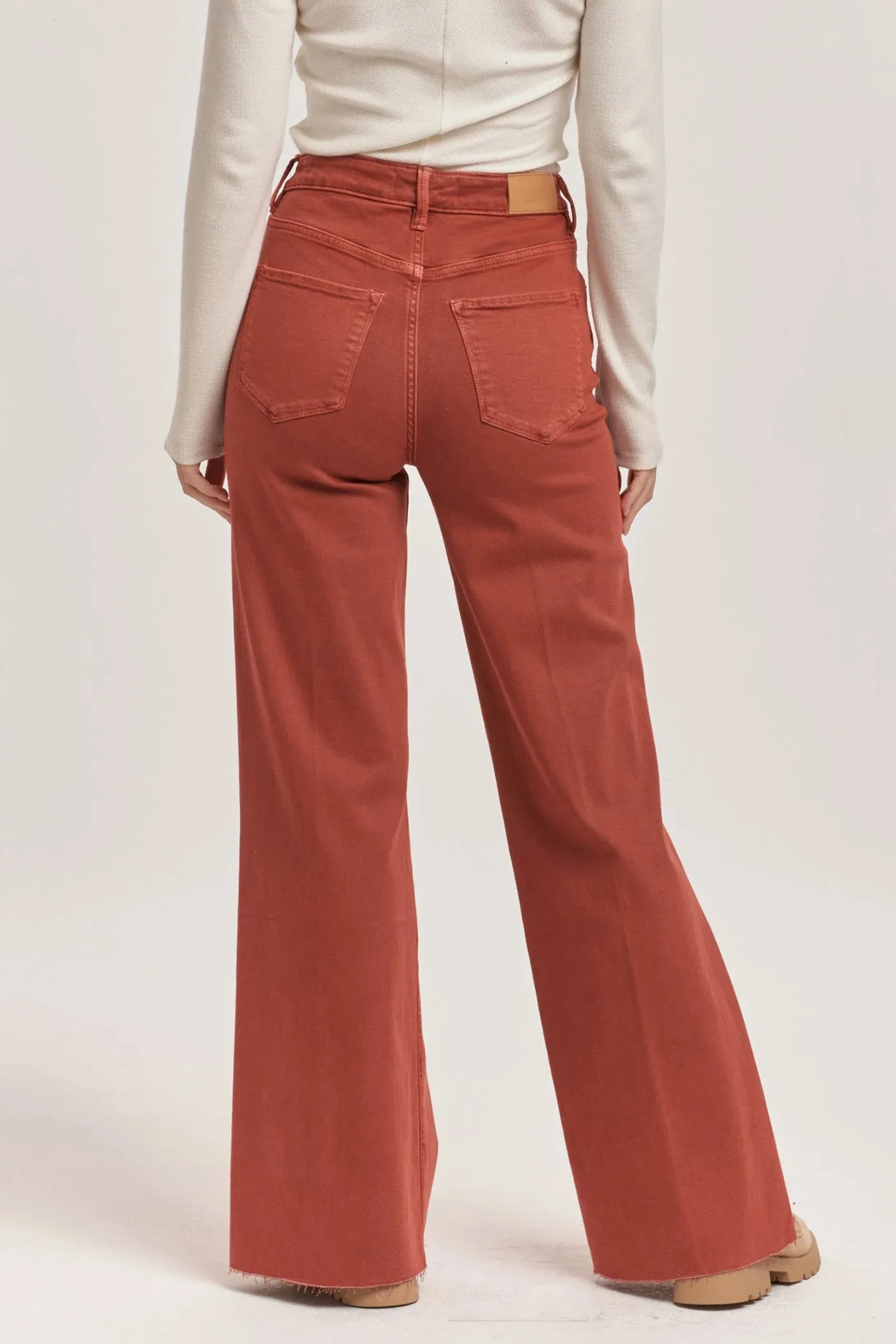 Dear John Fiona Super High Rise Wide Leg Jeans in Astro Dust