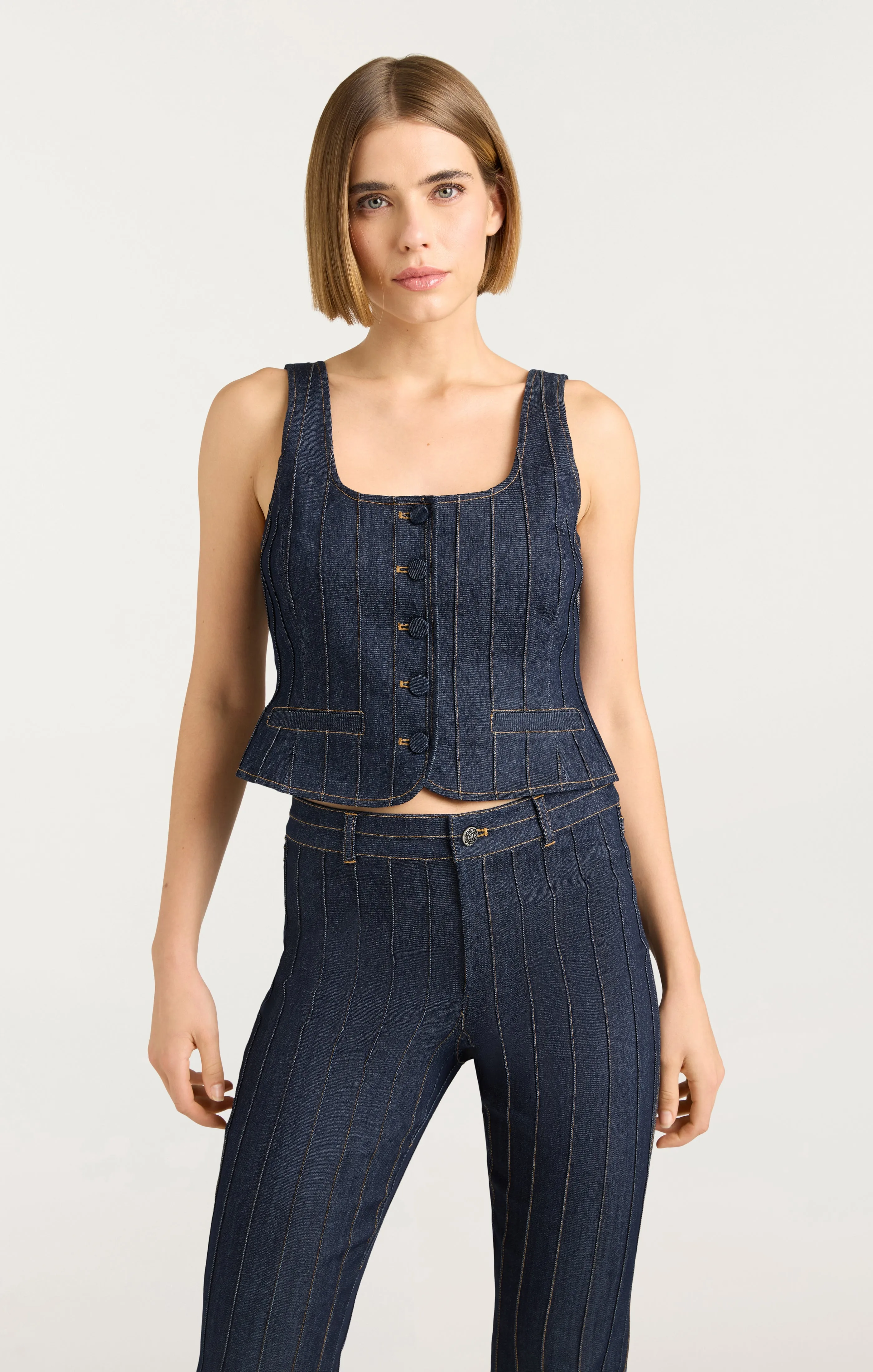 Denim Rowena Top