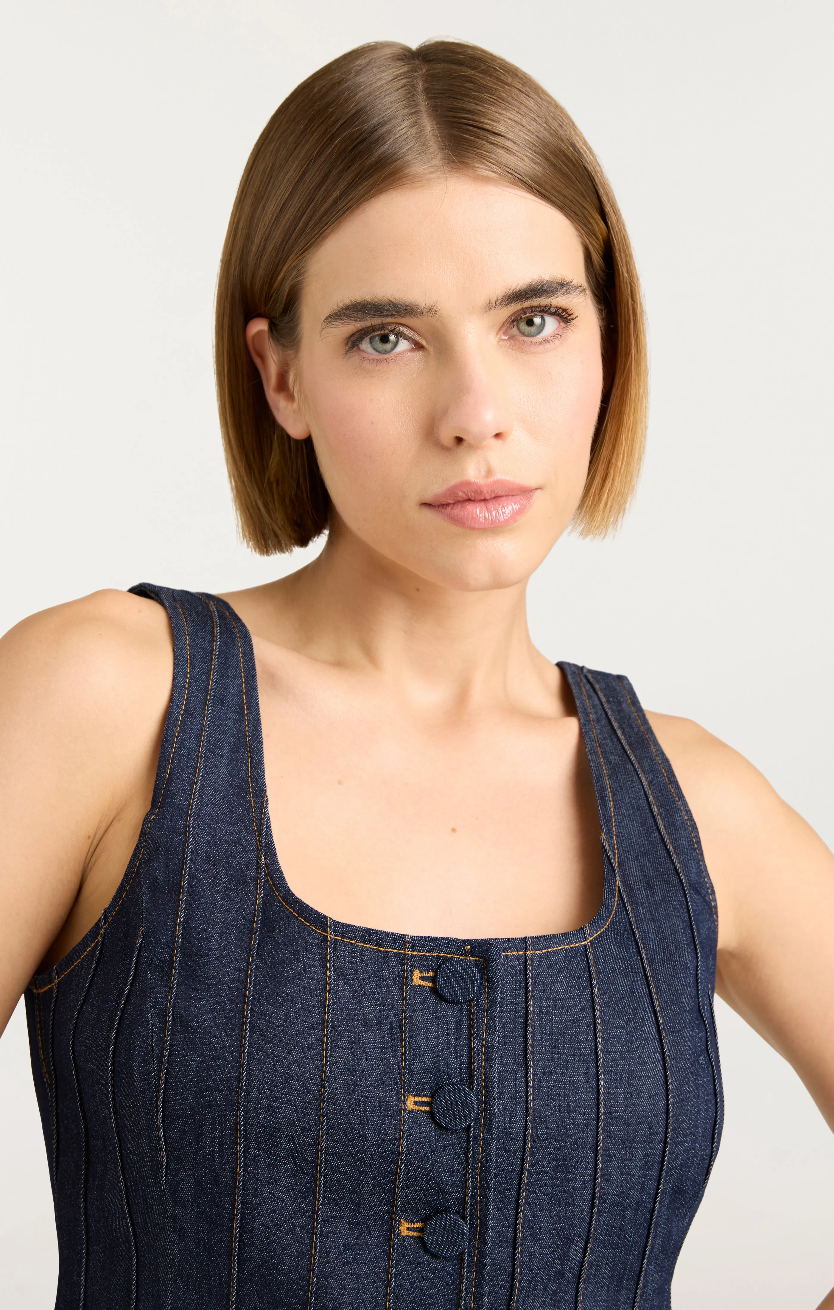 Denim Rowena Top