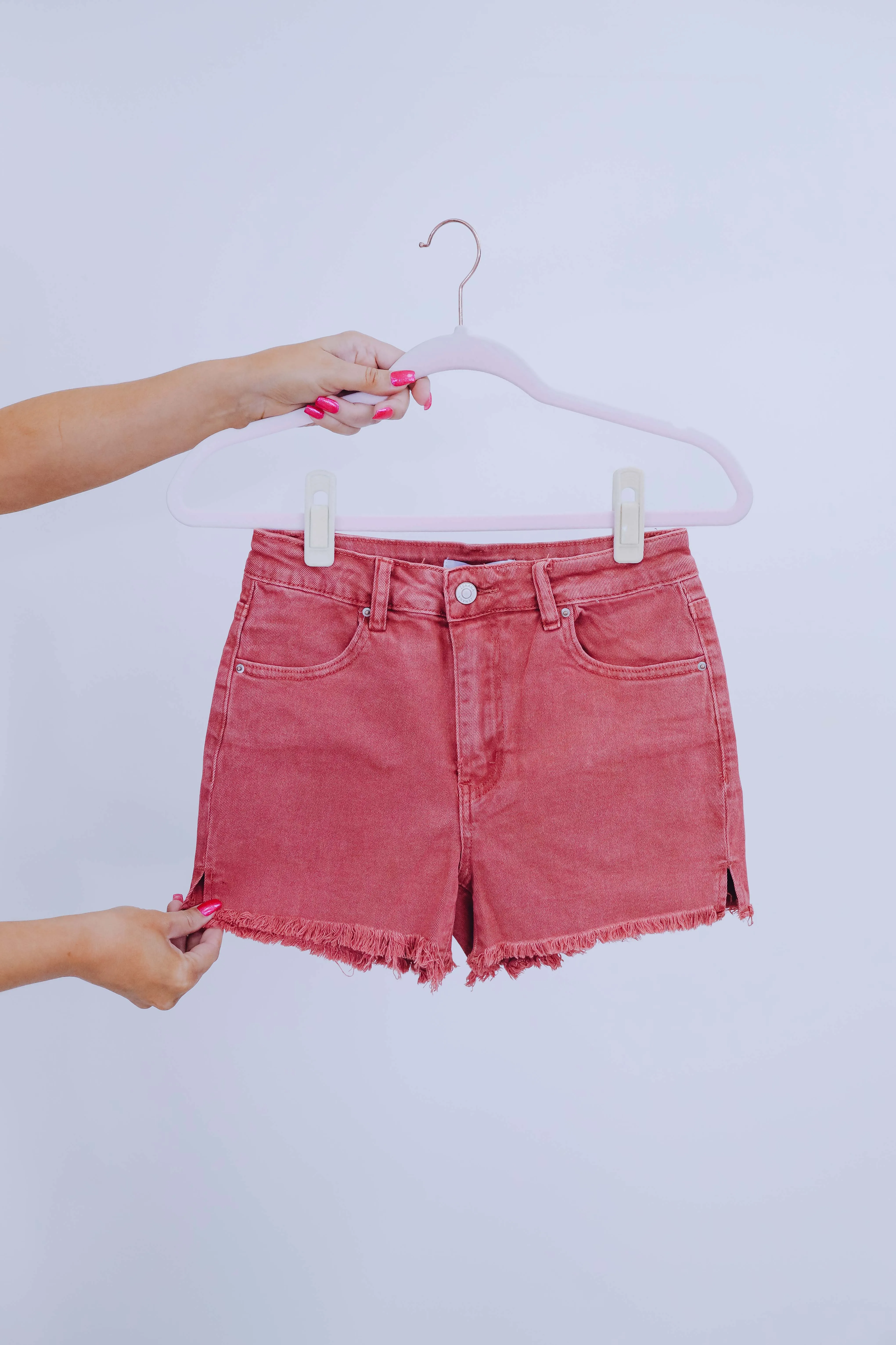 ***Drew Cut Off Denim Shorts - 7 Colors  SAMPLE