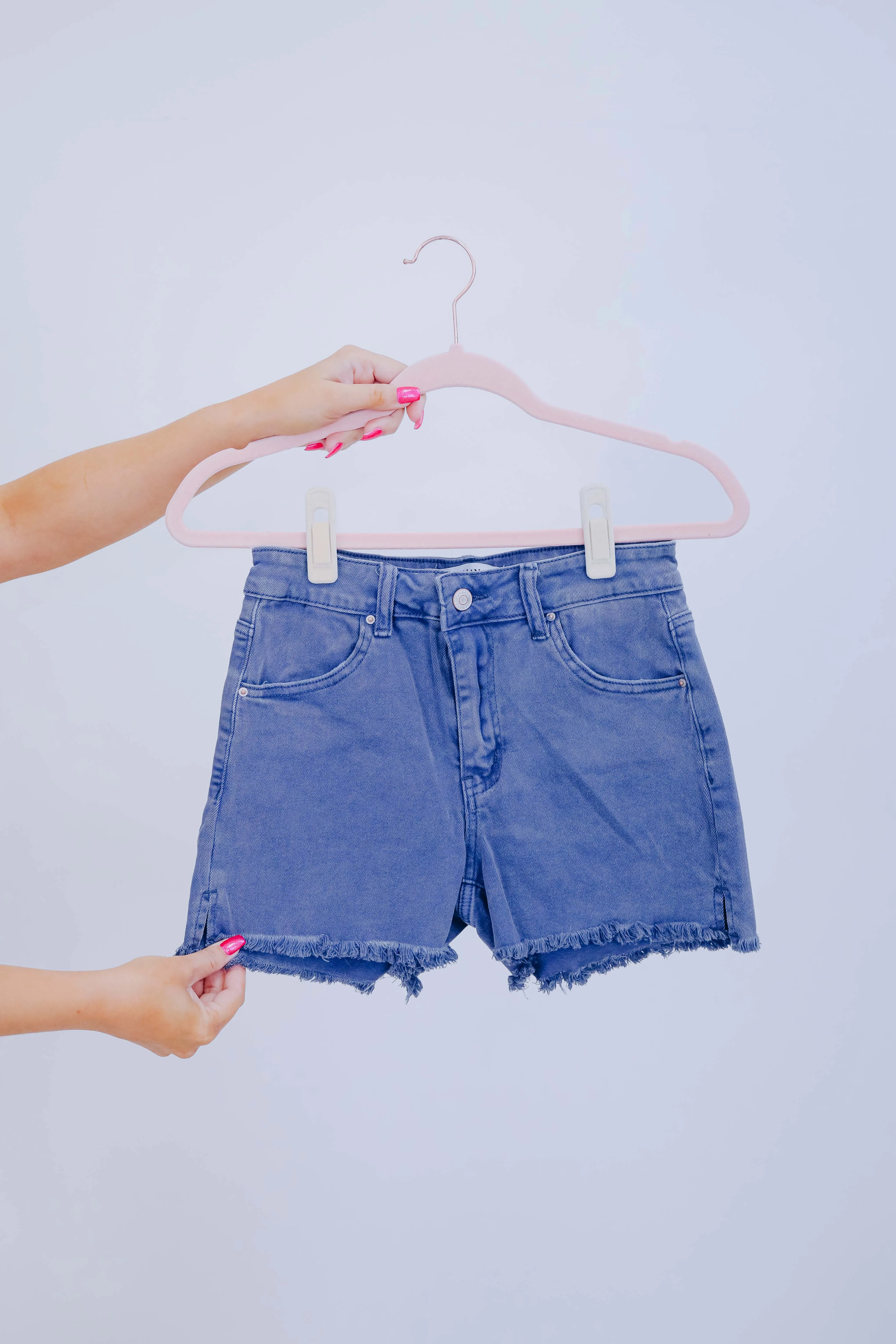 ***Drew Cut Off Denim Shorts - 7 Colors  SAMPLE