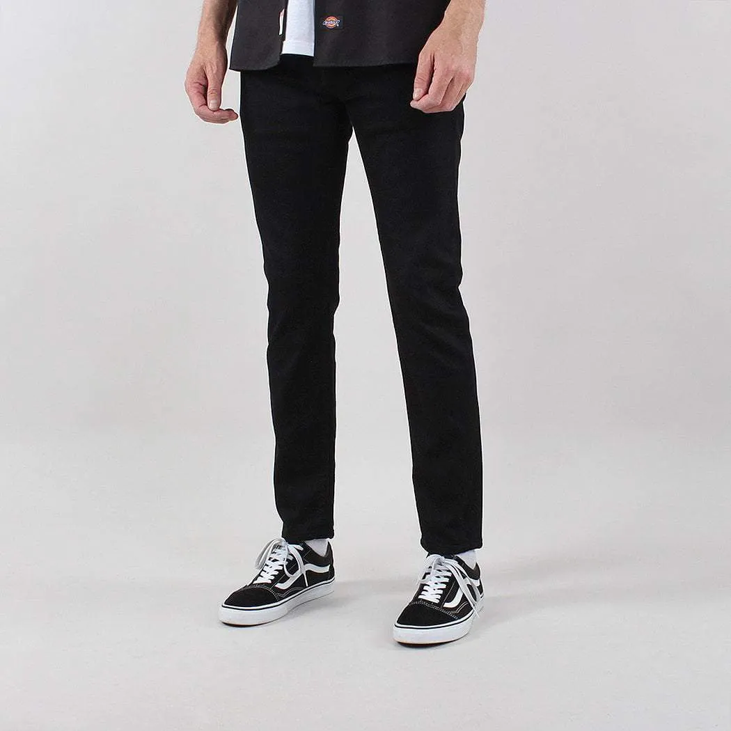 Edwin Slim Tapered Kaihara Black X Black Stretch Jeans