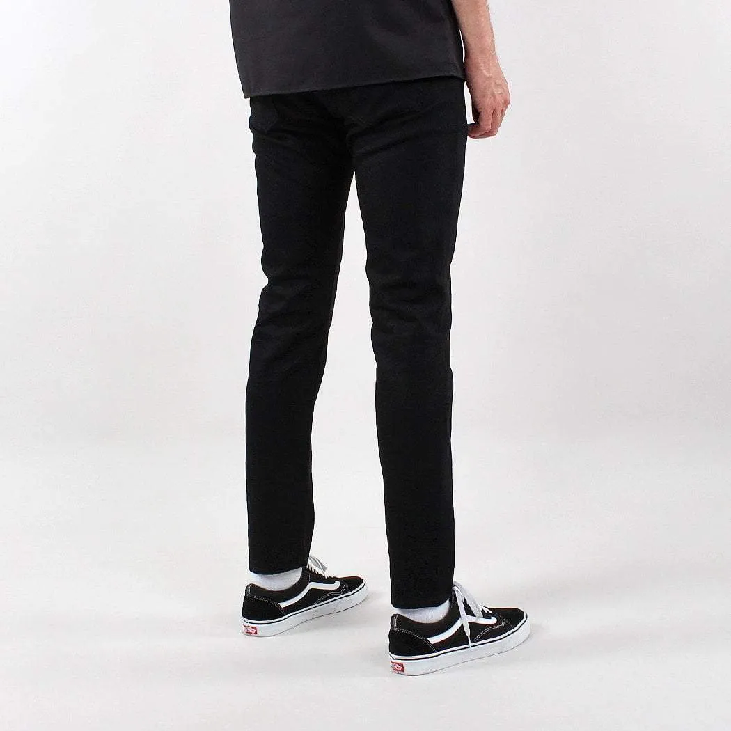 Edwin Slim Tapered Kaihara Black X Black Stretch Jeans