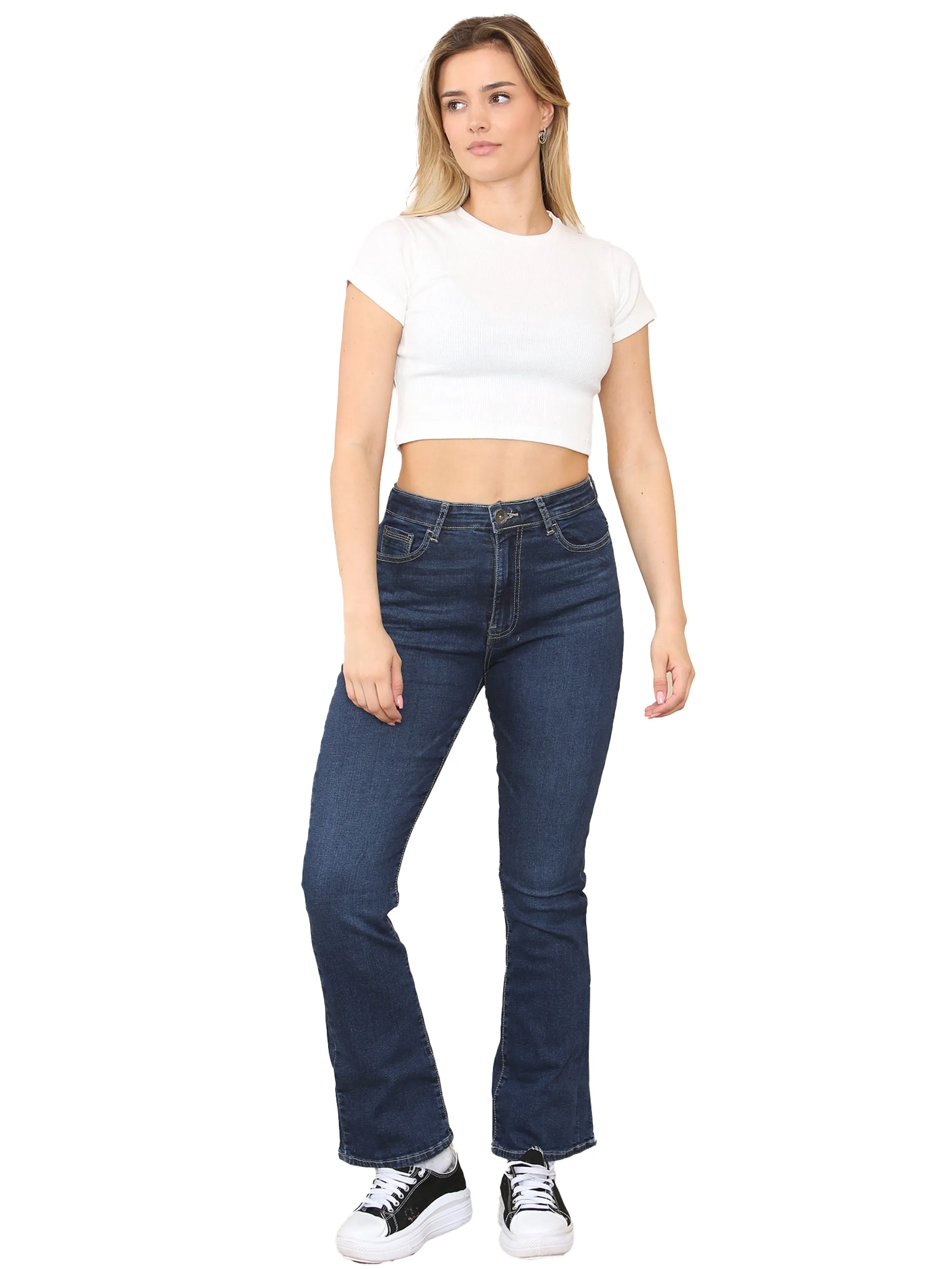 Enzo | Womens Bootcut Jeans