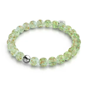 Evergreen | .925 Sterling Silver | Firefly Glass Bracelet