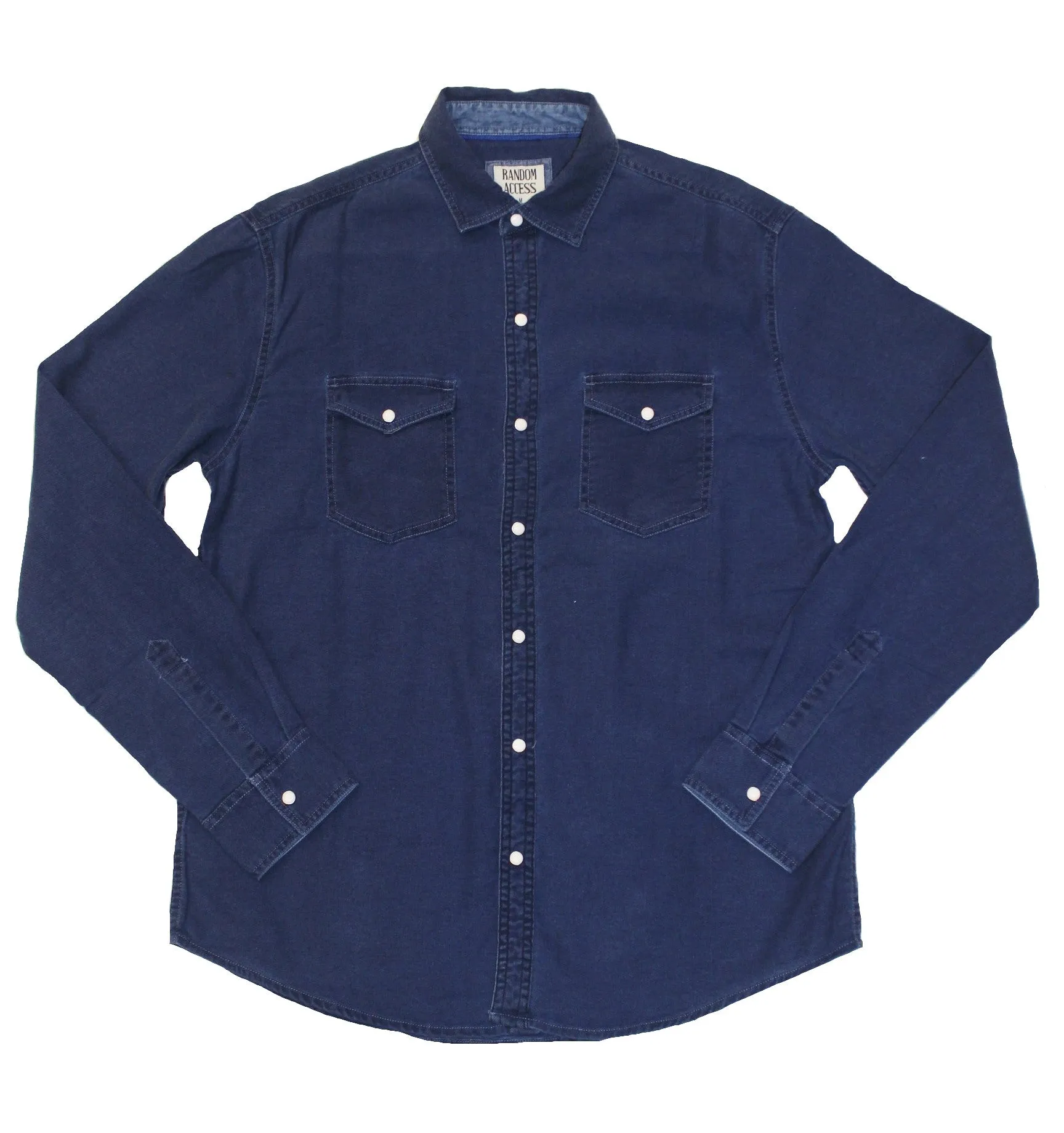 Faded Denim Button-down