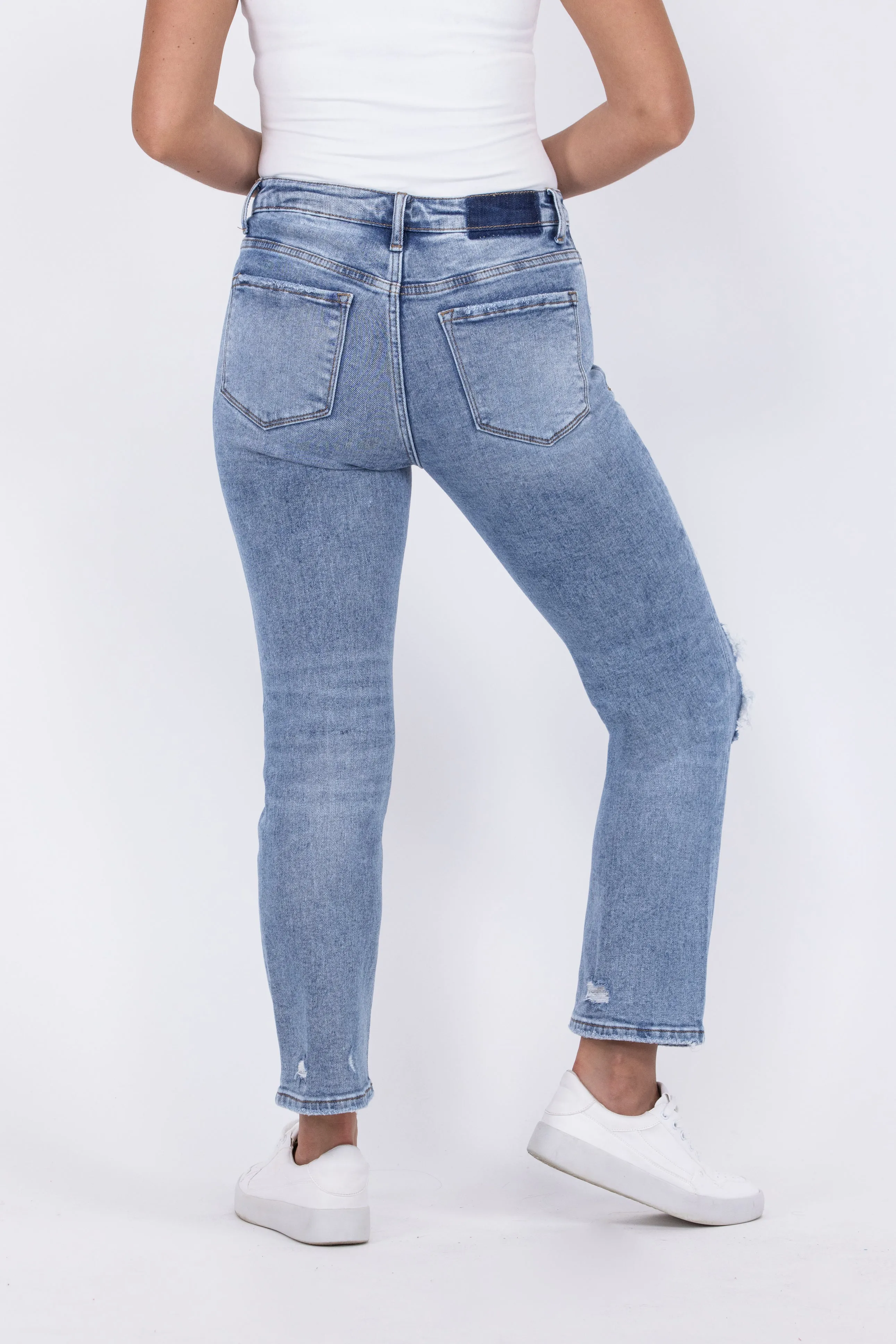 Flashbacks from Lovervet: High Rise Slim Straight Leg Denim