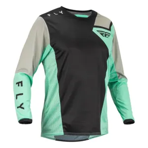 Fly Kinetic Jet Black Mint Grey Jersey