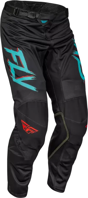 Fly Kinetic Mesh Black Mint Red Pant