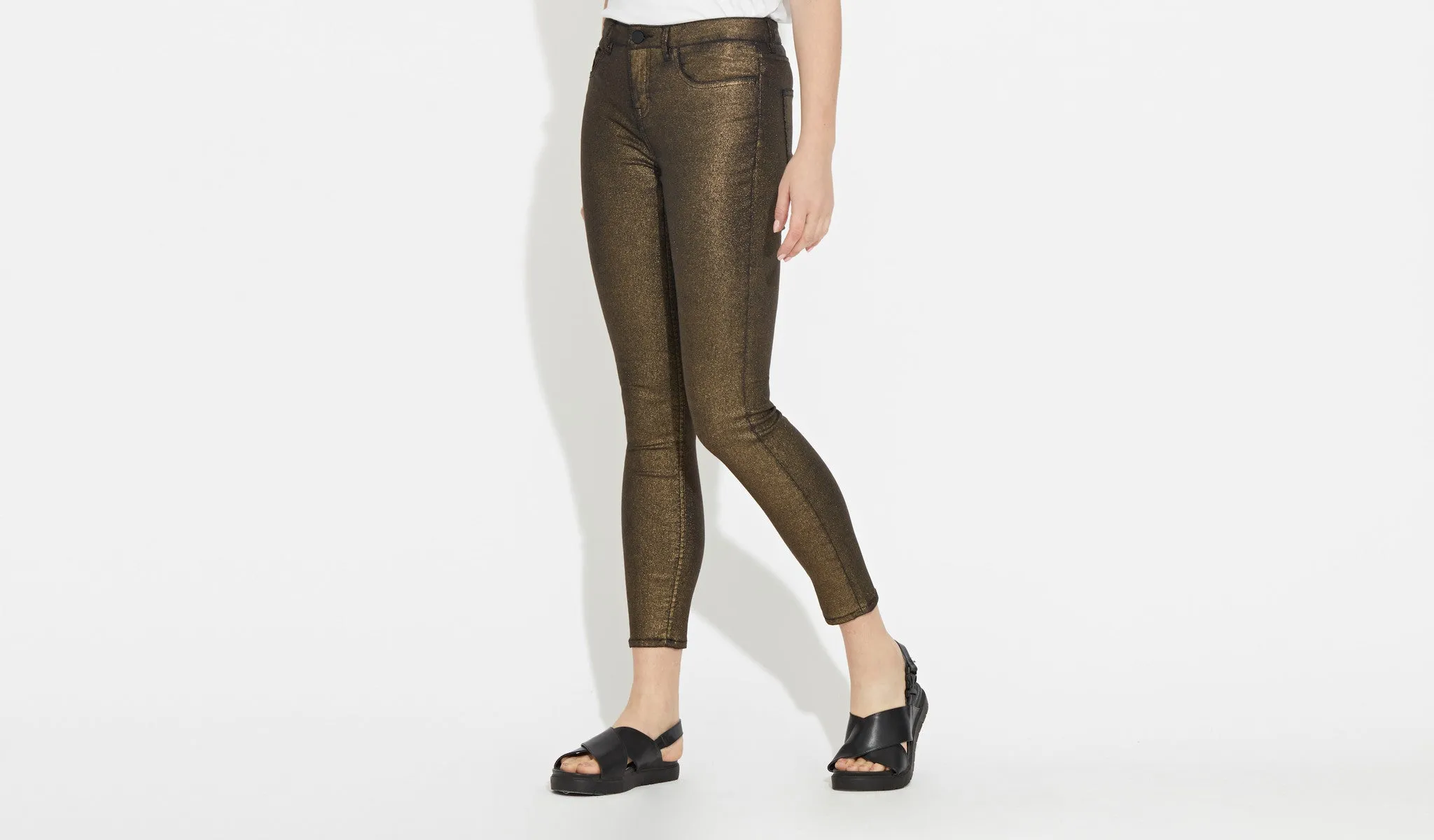 Freya | Classic Skinny - Metallic Gold