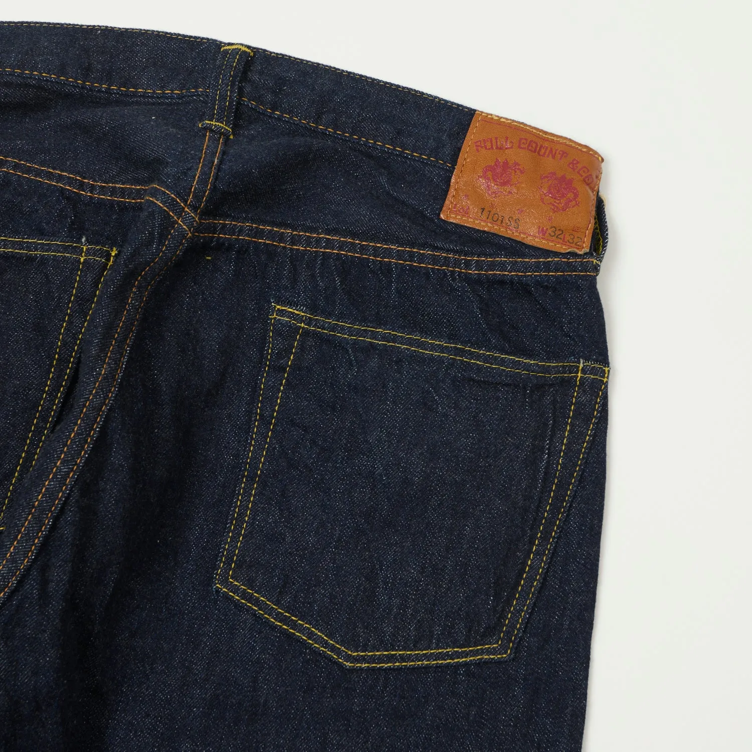 Full Count 1101SSW 11.5oz 'Super Smooth' Loose Straight Jean - One Wash