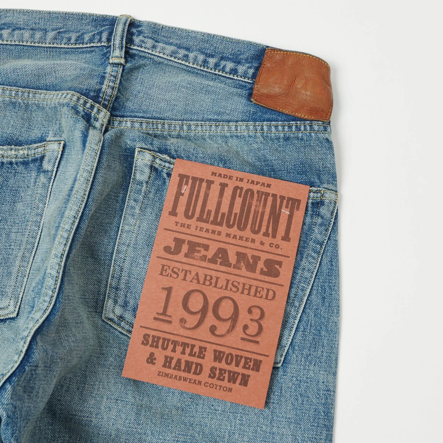 Full Count 1341-1110 13.7oz Slim Tapered Jean - Dartford Wash