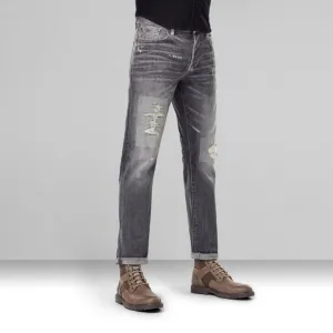 G-Star RAW  3301 STRAIGHT  TAPERED  Men’s - FADED GRAVEL RESTORED