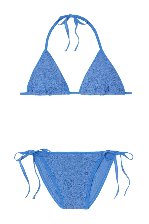 Gina Bikini Metallic Denim