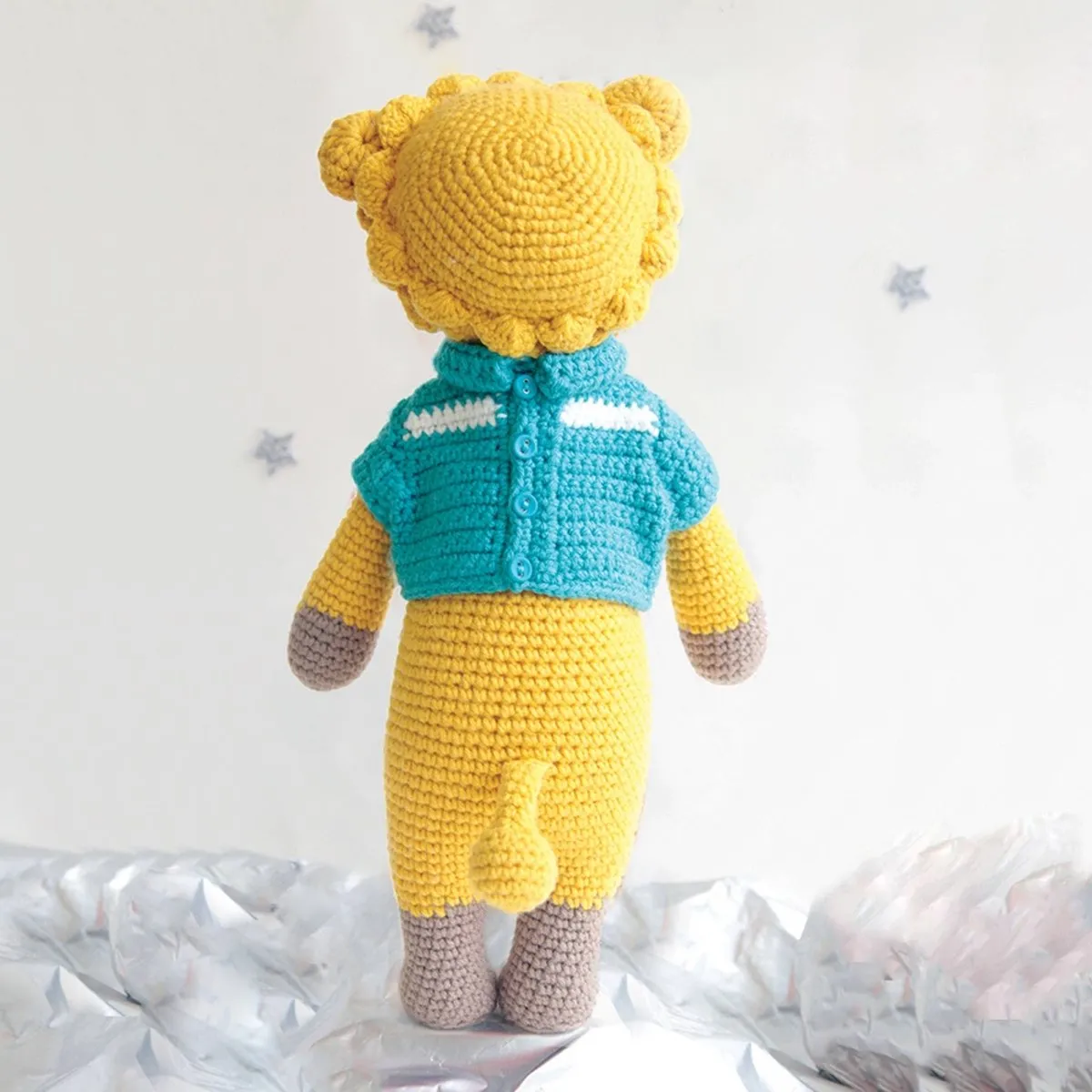 Handmade Crochet Doll: Little Knight Leo