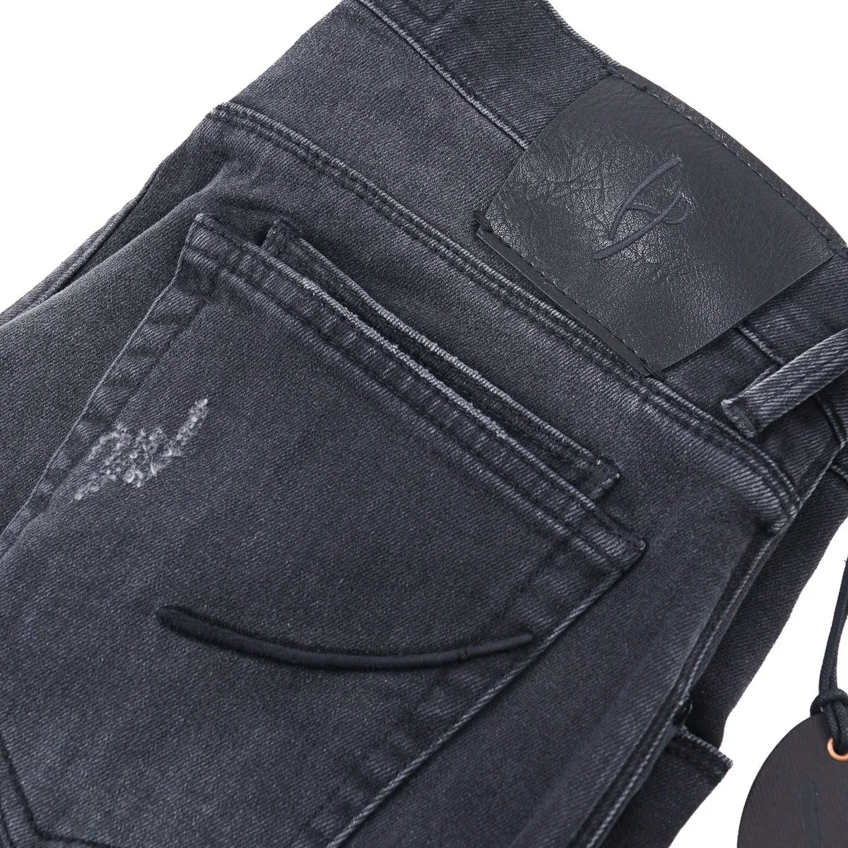 Handpicked 'Milano' Super-Slim Denim Jeans