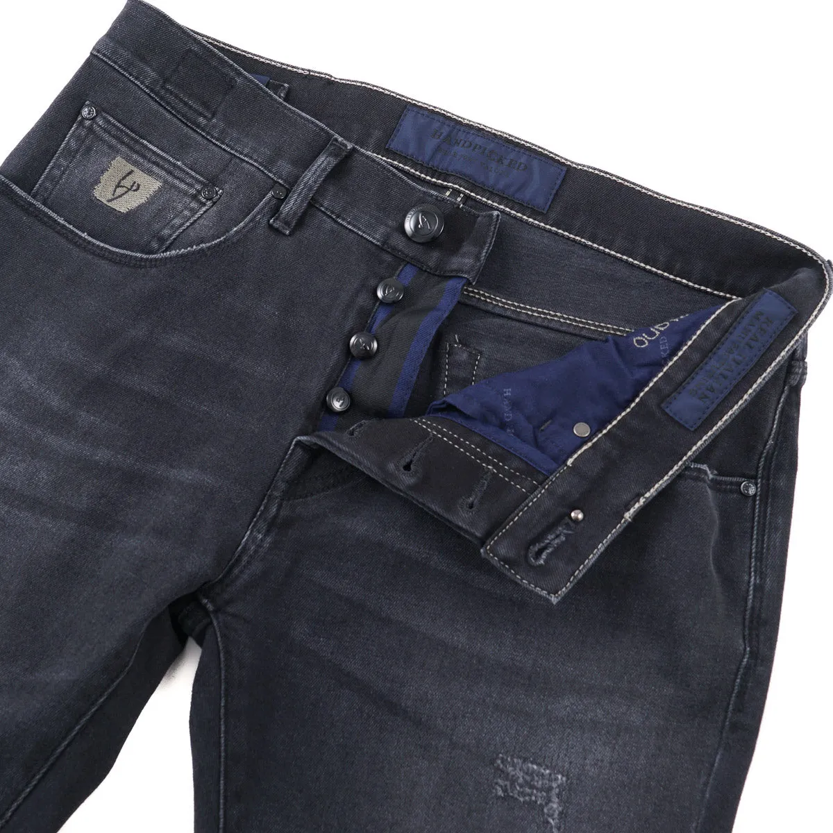 Handpicked 'Milano' Super-Slim Denim Jeans