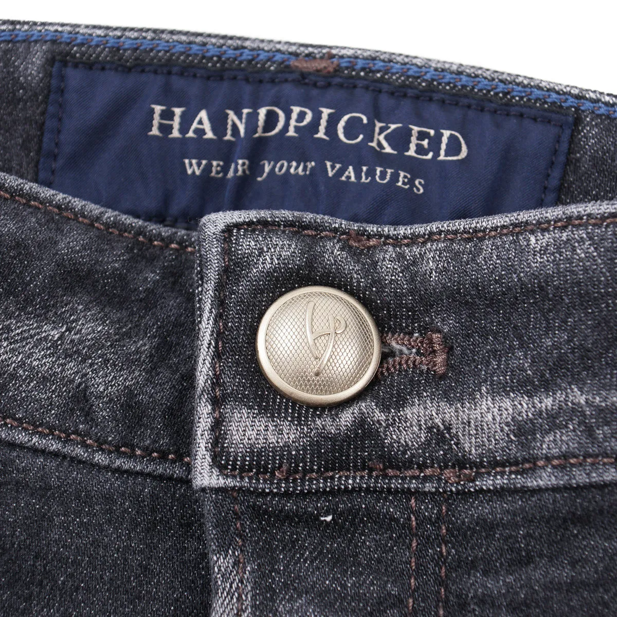 Handpicked 'Parma' Tapered-Fit Denim Jeans