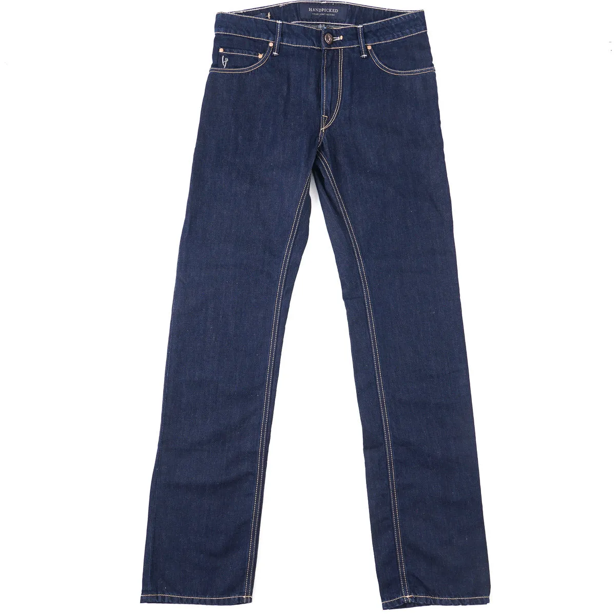 Handpicked Regular-Fit Cotton-Linen Jeans