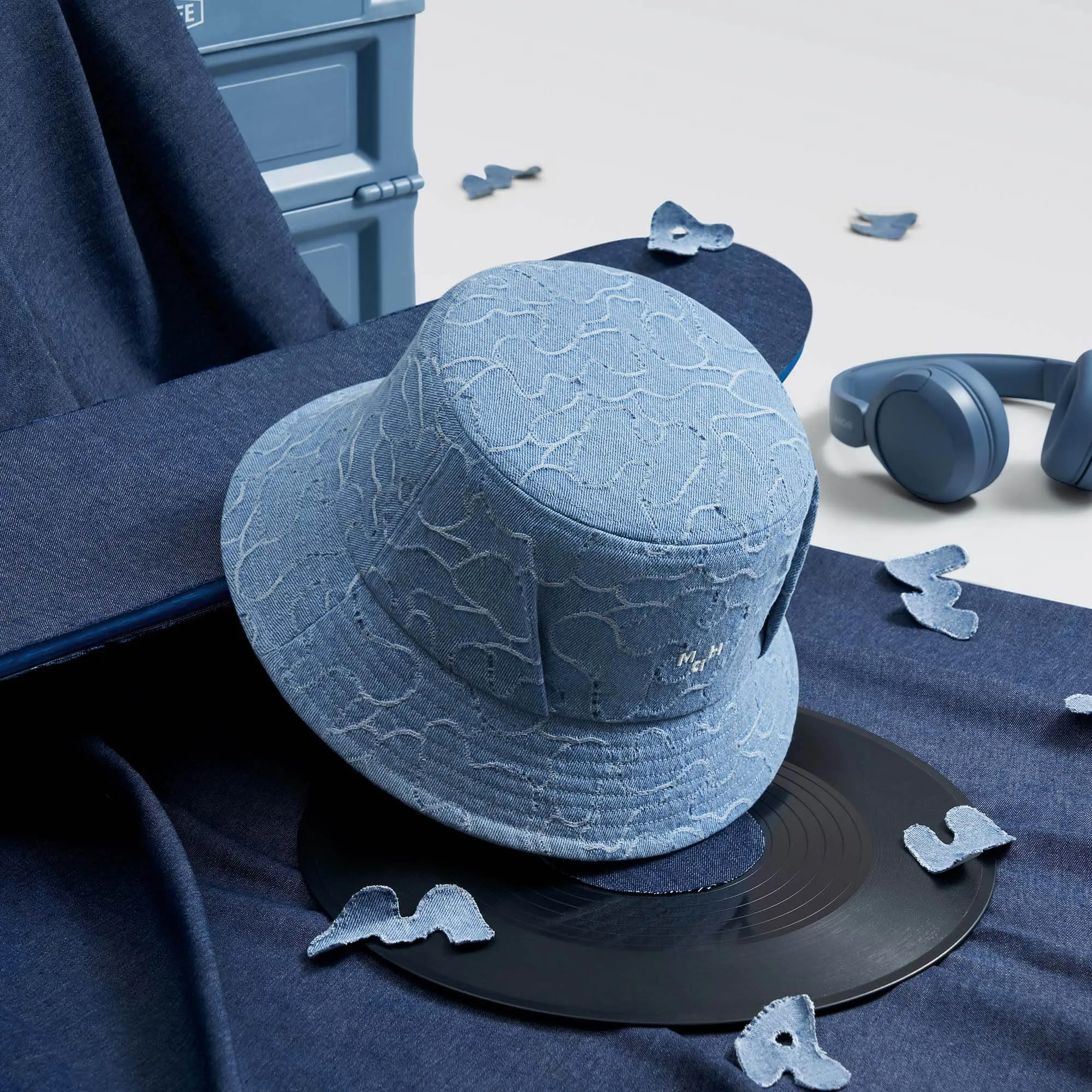 Hat | Camouflage Denim