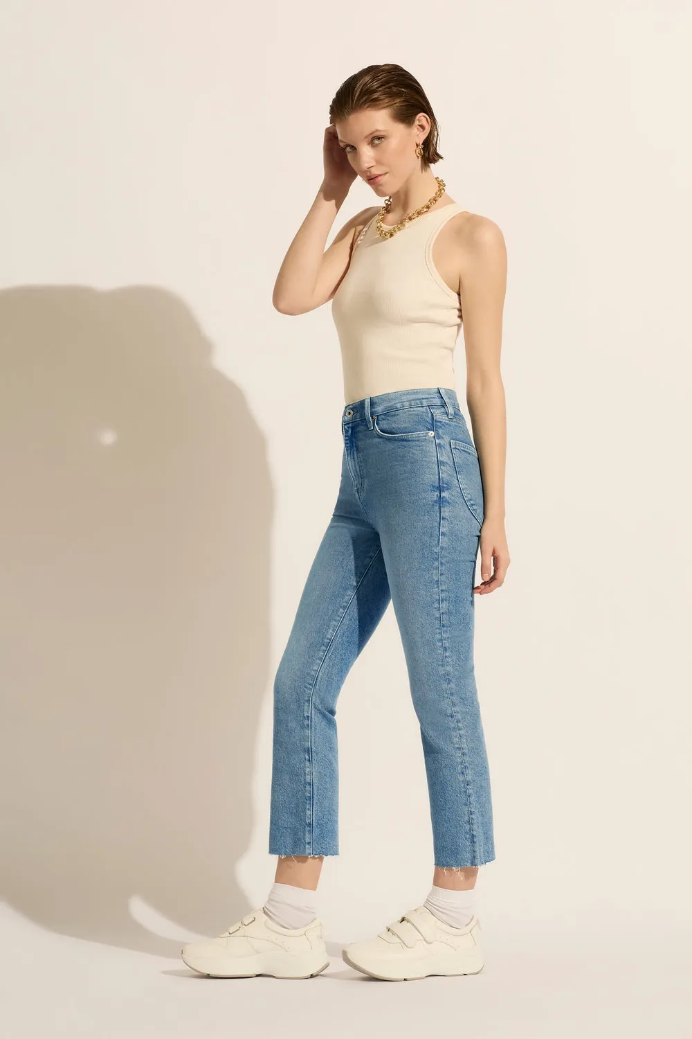 Hazel High Rise Bootcut Jean - Sunday