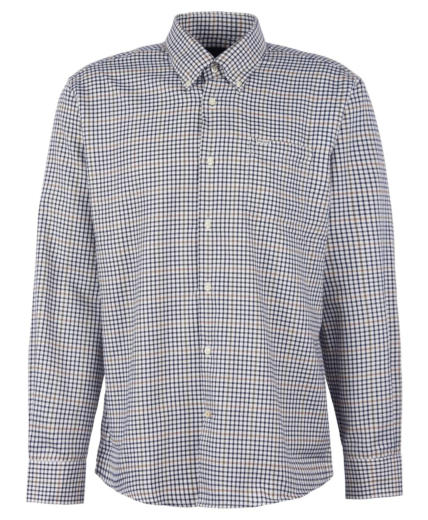 Henderson Thermo Weave Shirt in Whisper Classic White by Barbour